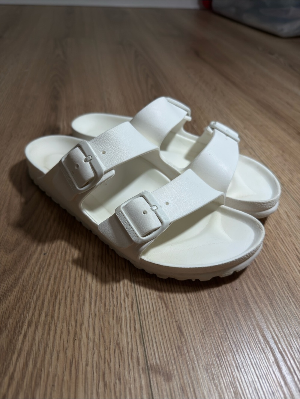 Birkenstock Arizona EVA White Waterproof Slide Sandals EU 39 US 8-8.5
